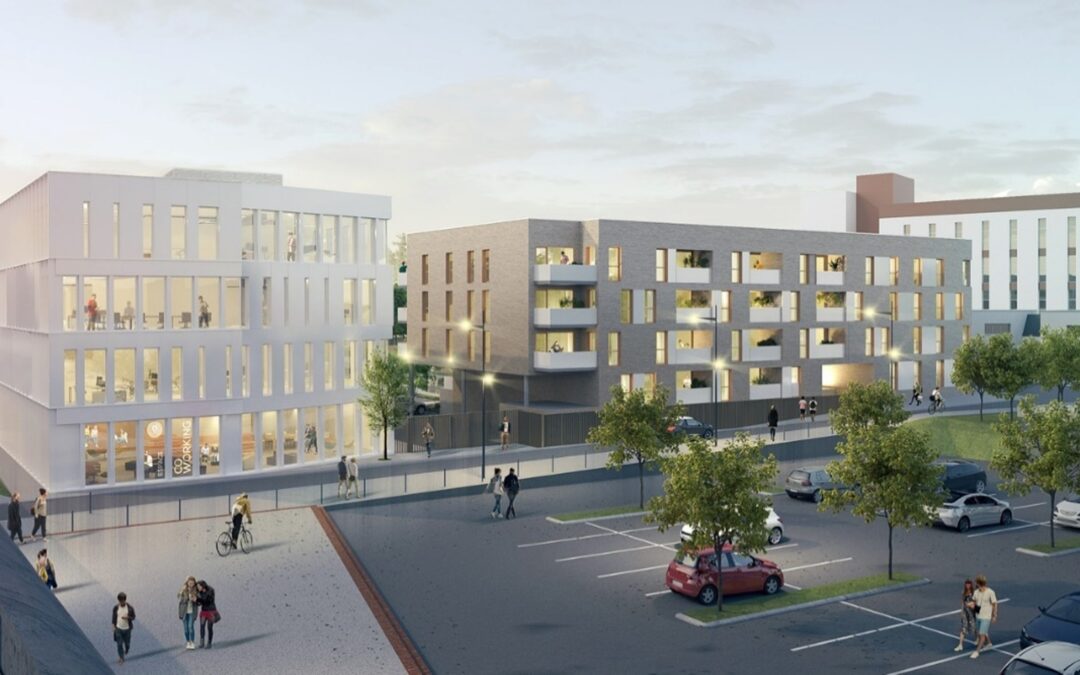MOULIN DERLMAR – AMO VEFA – Construction d’un bâtiment tertiaire de bureaux – OTOKTONE 3I